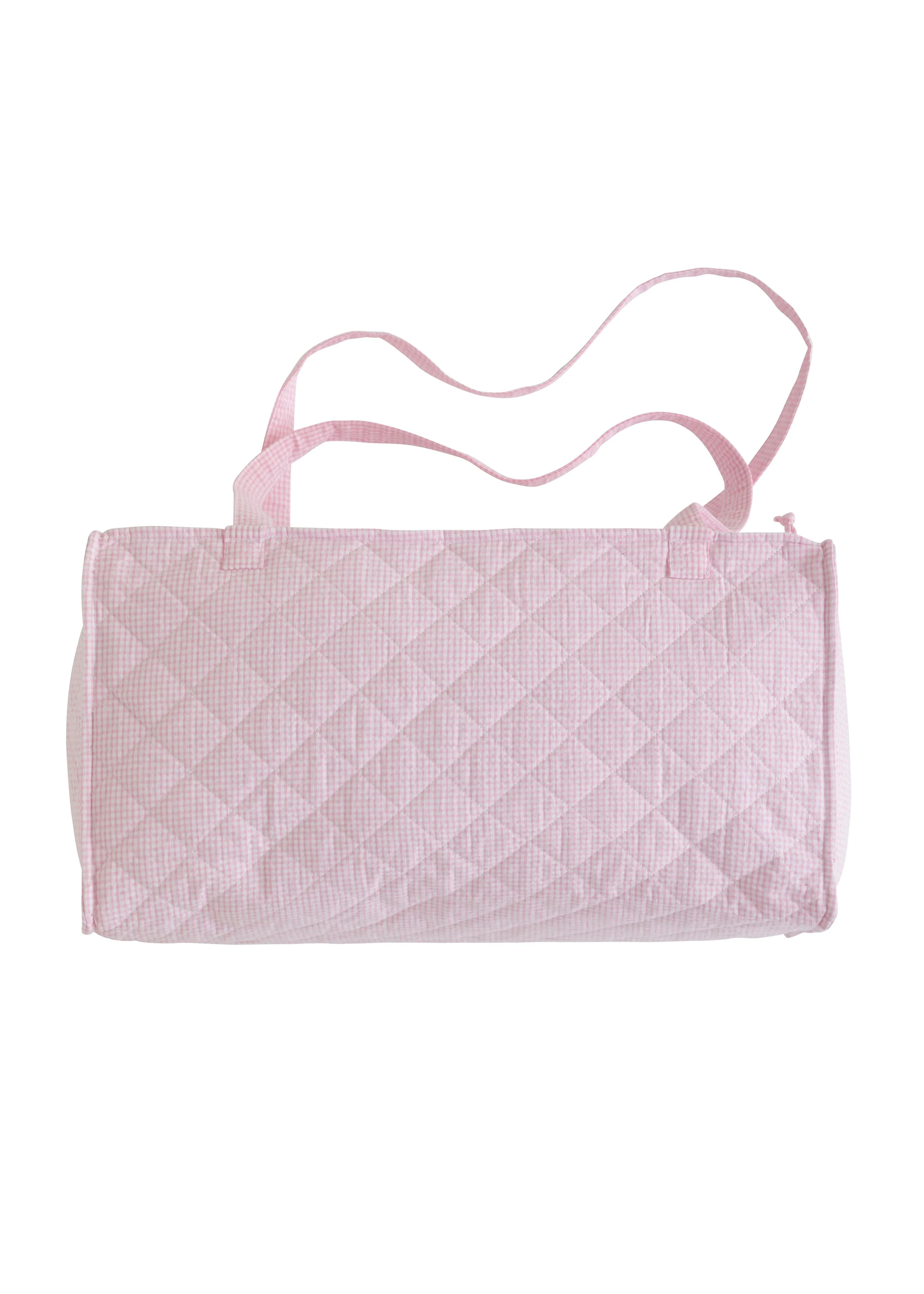 Quilted Luggage - Light Pink