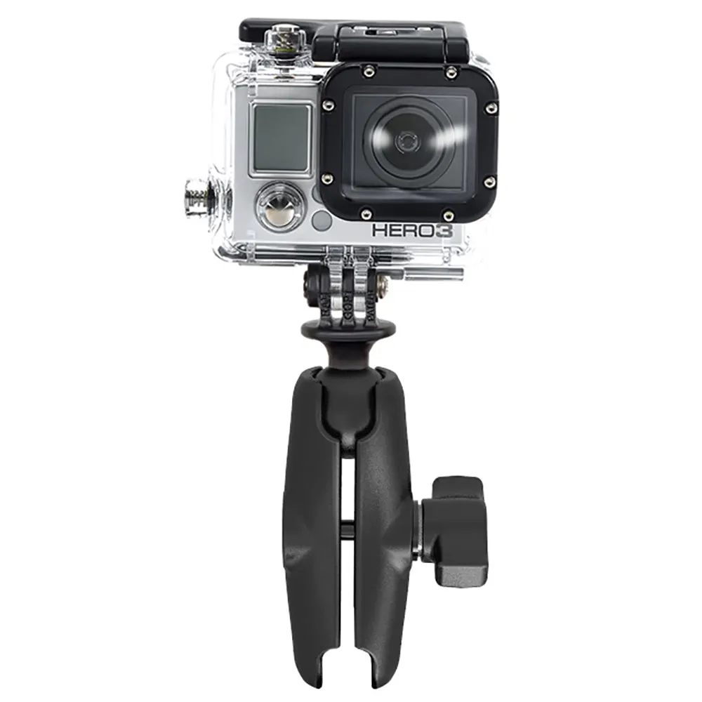 RAM Mount GoPro Hero Adapter with Double Socket Arm [RAM-B-202-GOP1-201U]