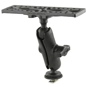 Ram Mount RAM Composite 1in Ball Mount with 6.25in X 2in Rectangular Plate and Track Ball Base