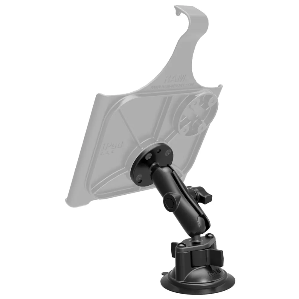 RAM Mount Twist Lock Suction Cup w/Round Base Adapter [RAM-B-166-202U]