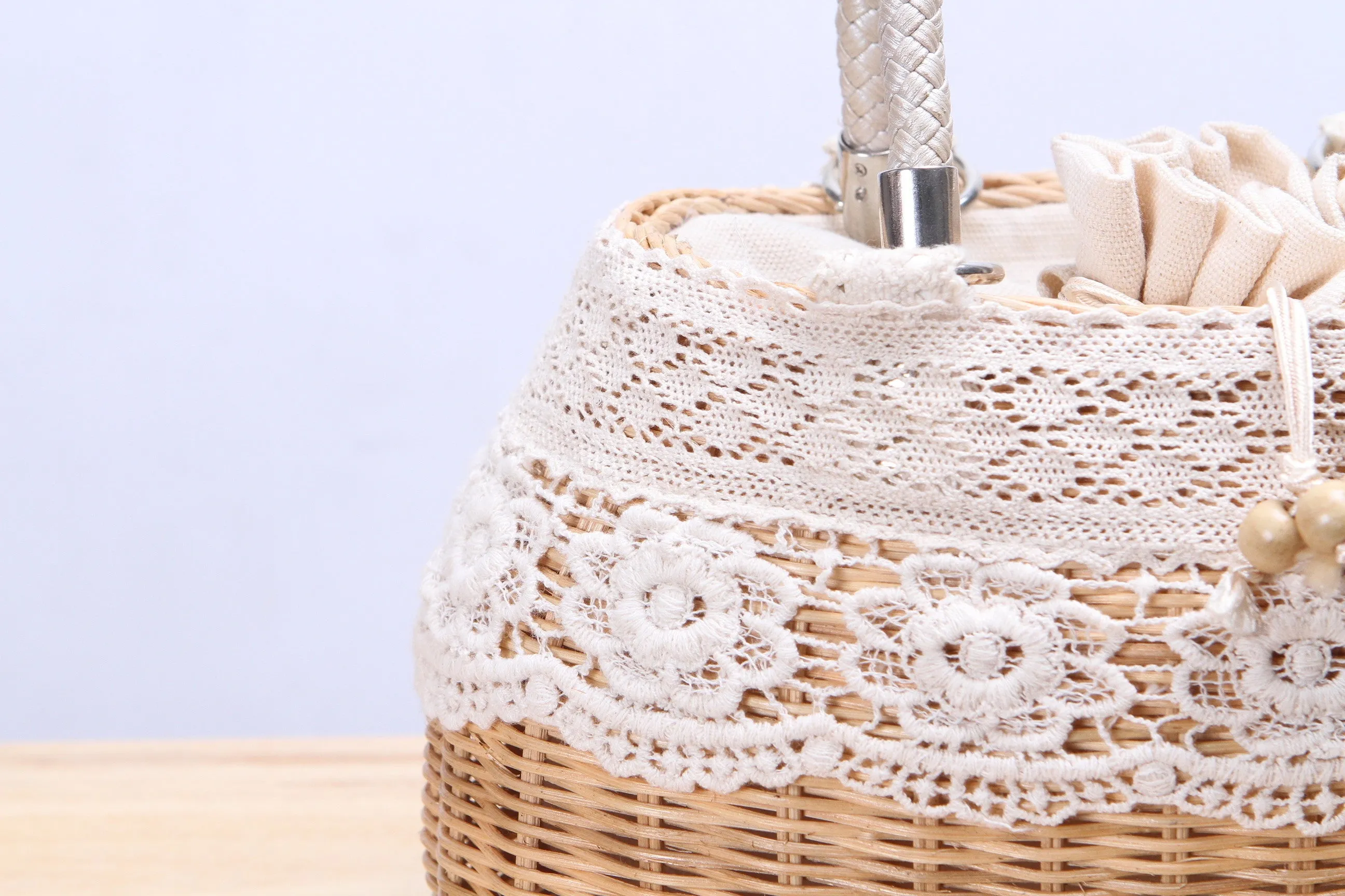 Rattan Wicker Handbag