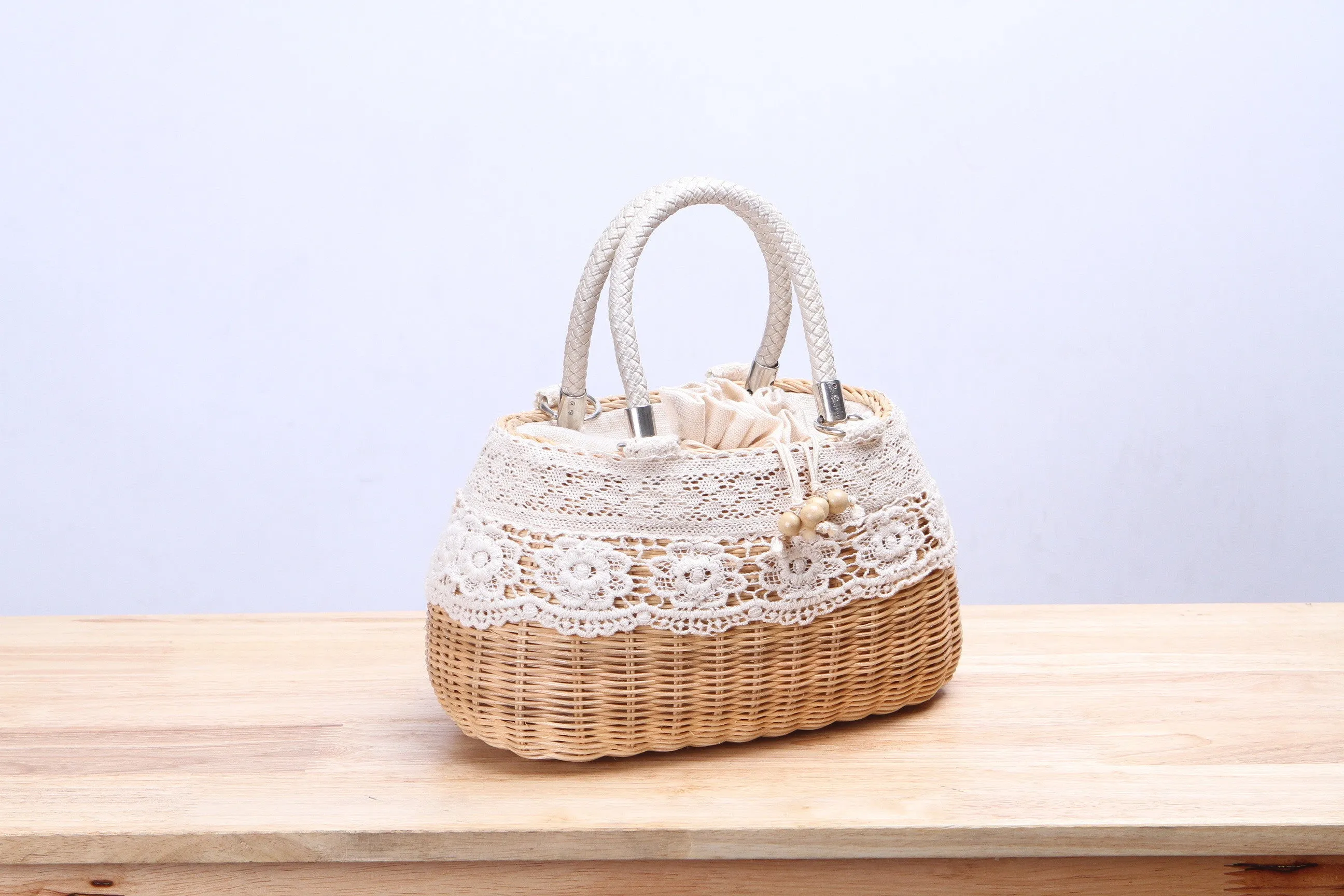 Rattan Wicker Handbag