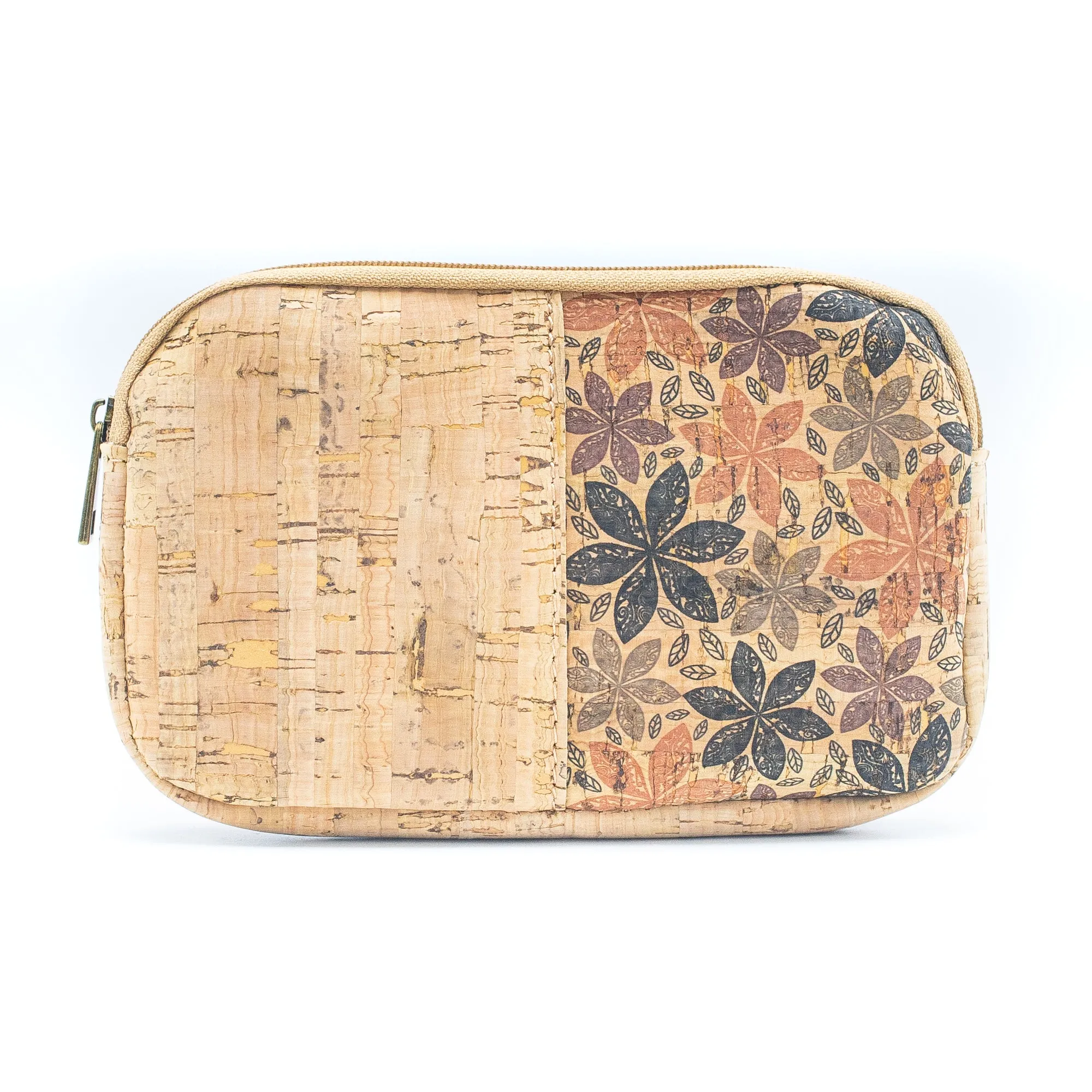 Rectangular Cork Print Women's  card coin Purses BAG-036 (8units）