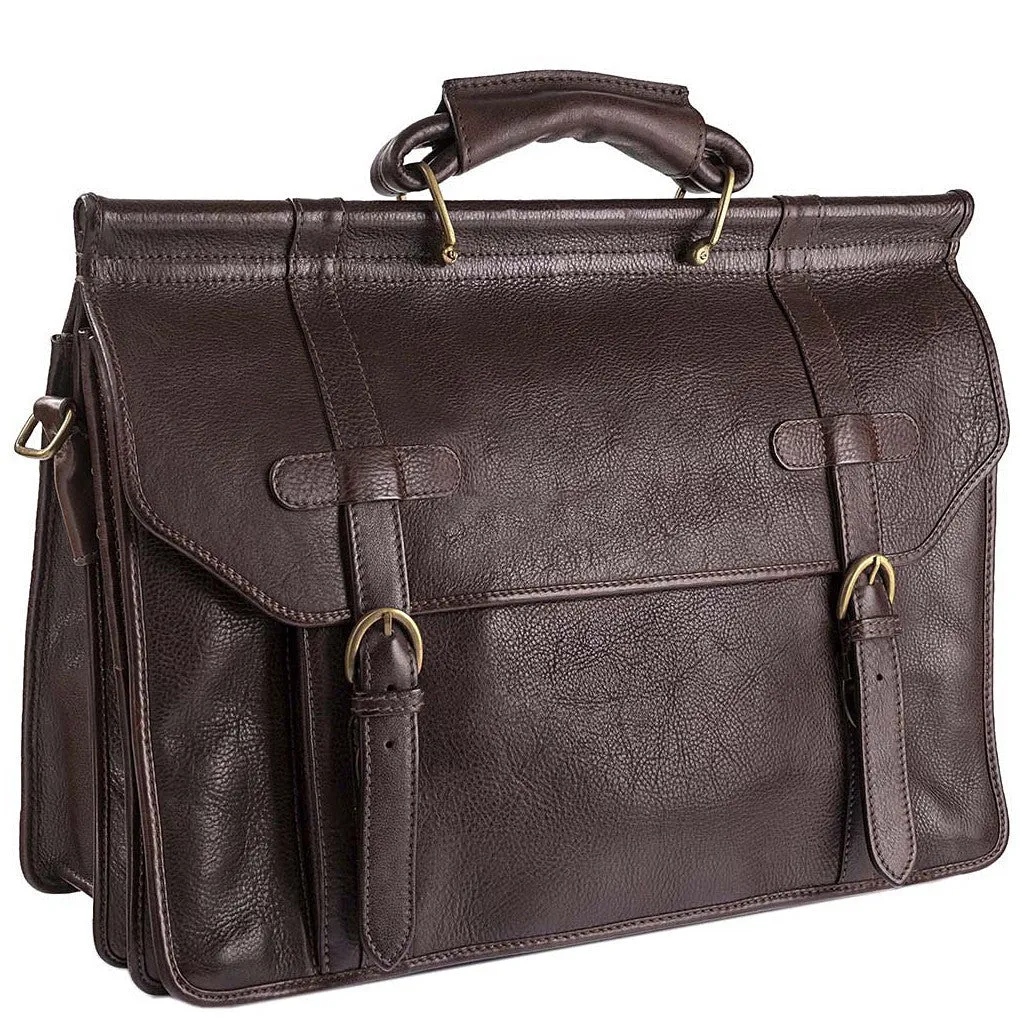 Roma  Leather Briefcase