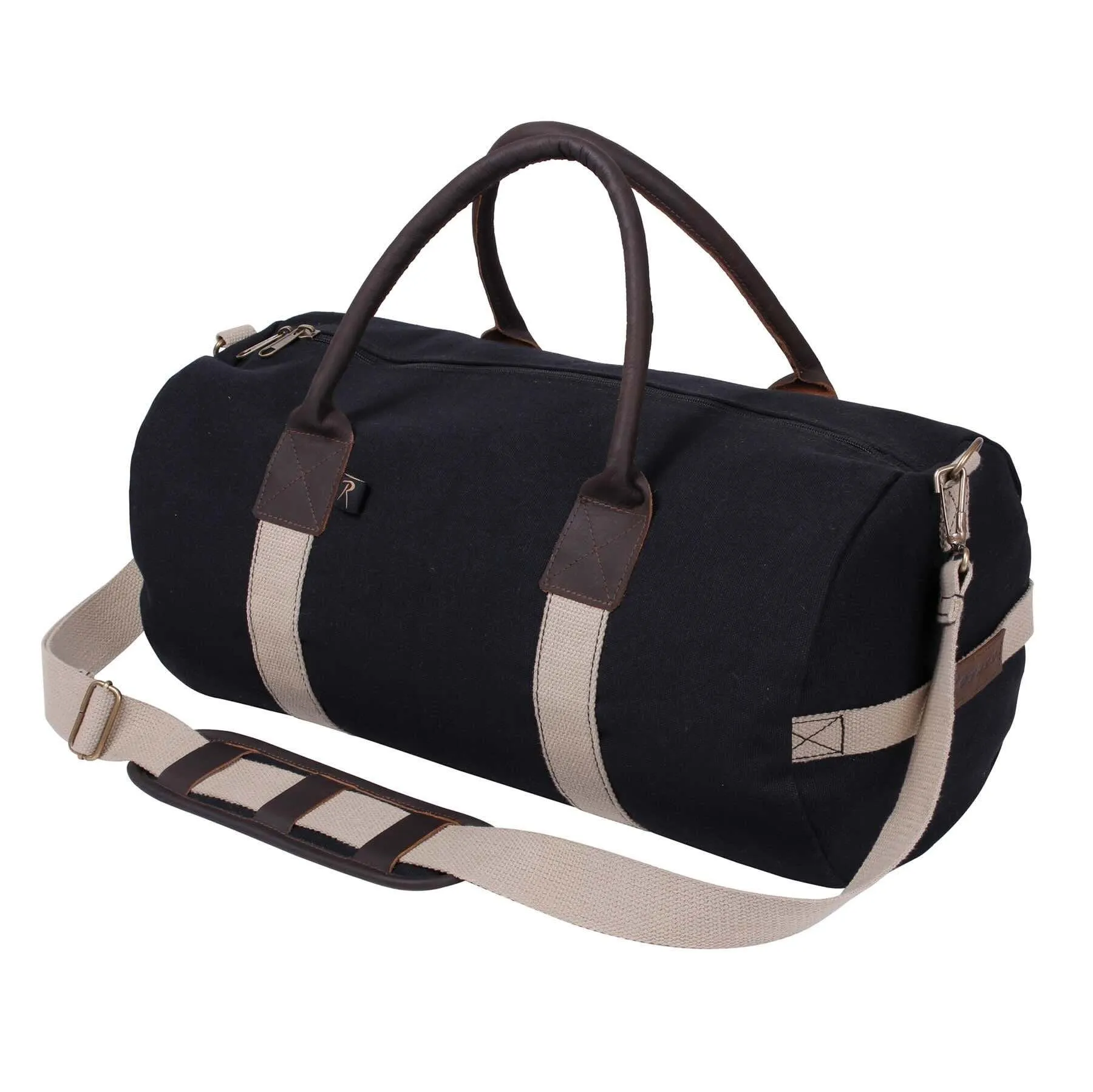 Rothco Canvas & Leather Gym Duffle Bag