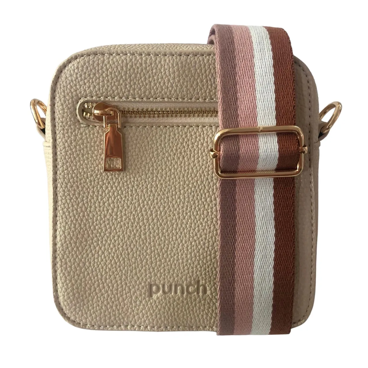 SAMANTHA MINI SQUARE CROSSBODY BAG NUDE