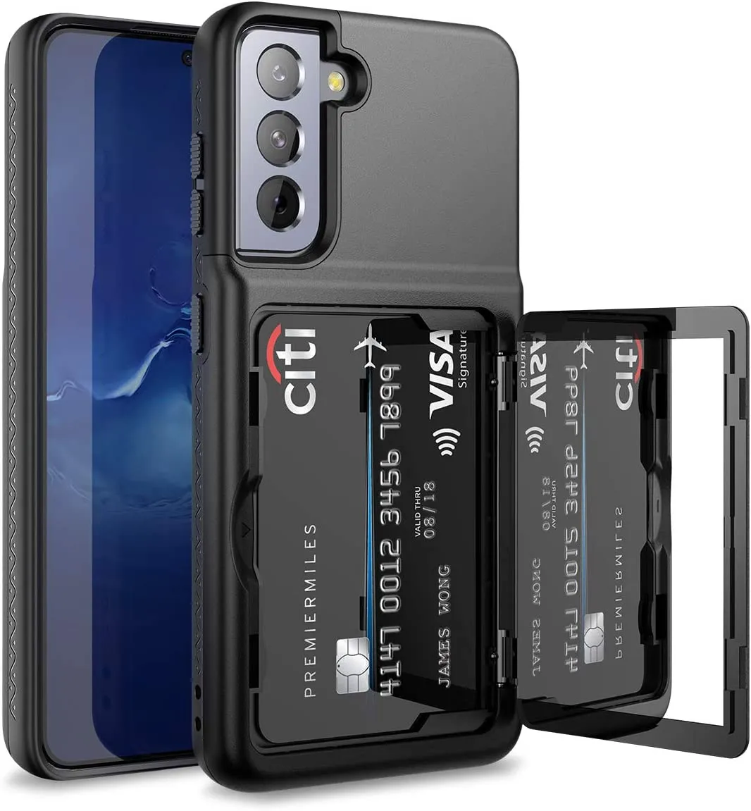 Samsung Galaxy S21 Wallet Case Credit Card Holder