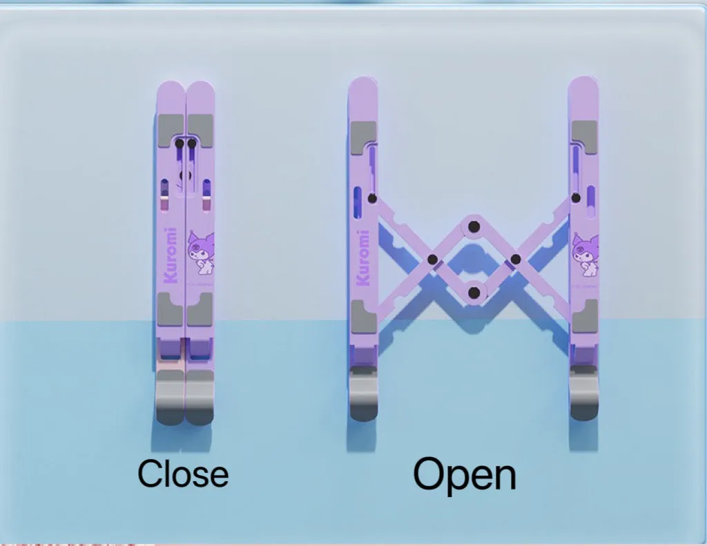 Sanrio Laptop Notebook iPad Multifunctional Stand Adjustable Lift Hello Kitty My Melody Kuromi Cinnamoroll