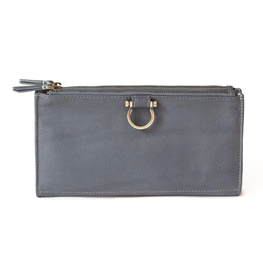 Sapahn Wallet: Parker Leather Wristlet