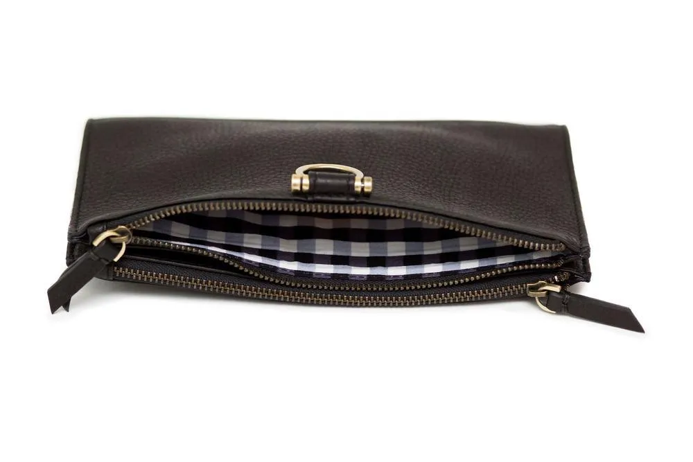 Sapahn Wallet: Parker Leather Wristlet