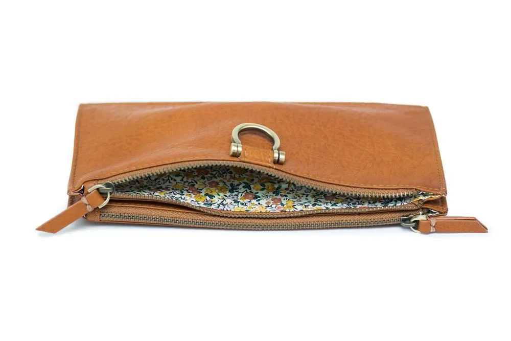 Sapahn Wallet: Parker Leather Wristlet