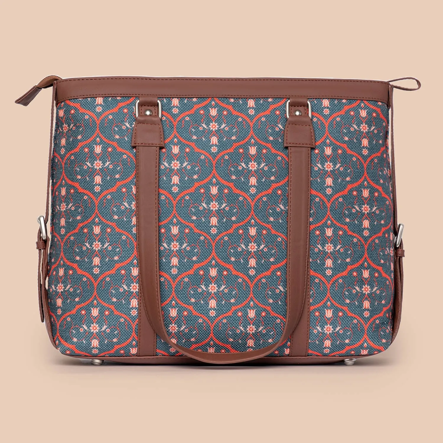 Sheesh Mahal Jaali Motif Women's Office Bag