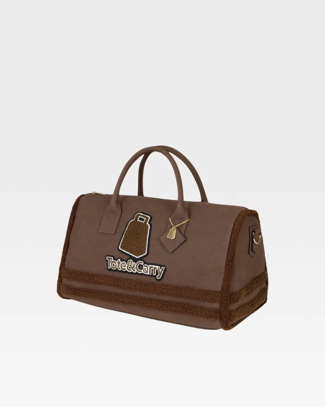 Sherpa Duffle Bag in Brown