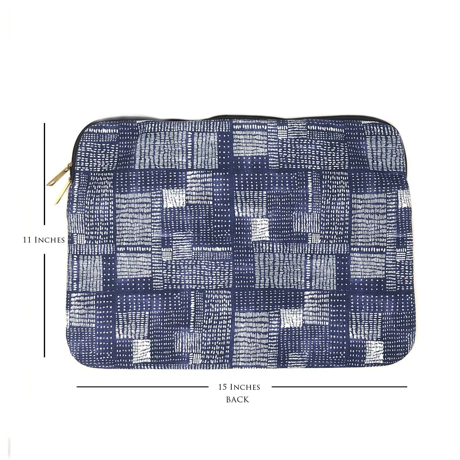 Shibori printed Laptop Sleeve