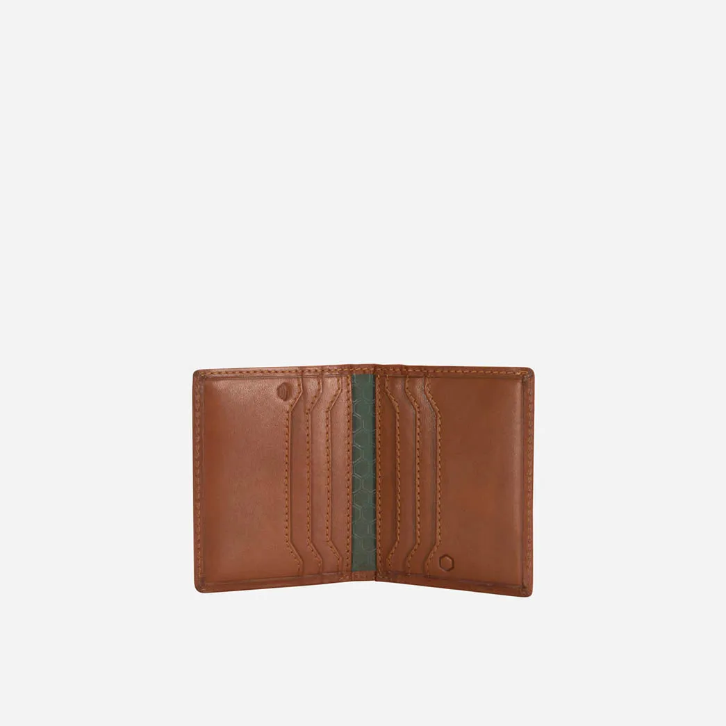 Slim Bifold Card Holder, Tan