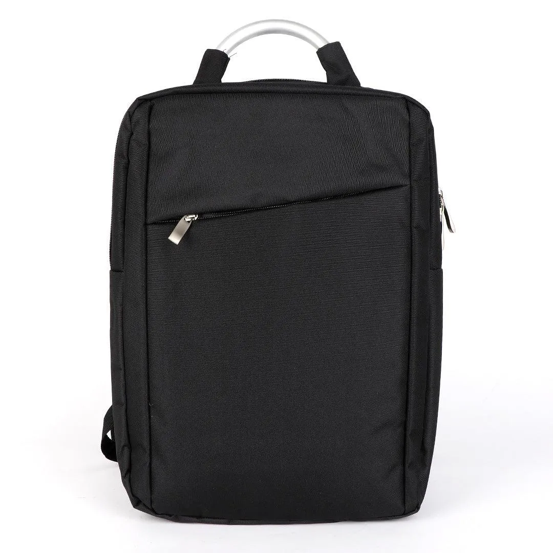 Smart Oxford Black Backpack