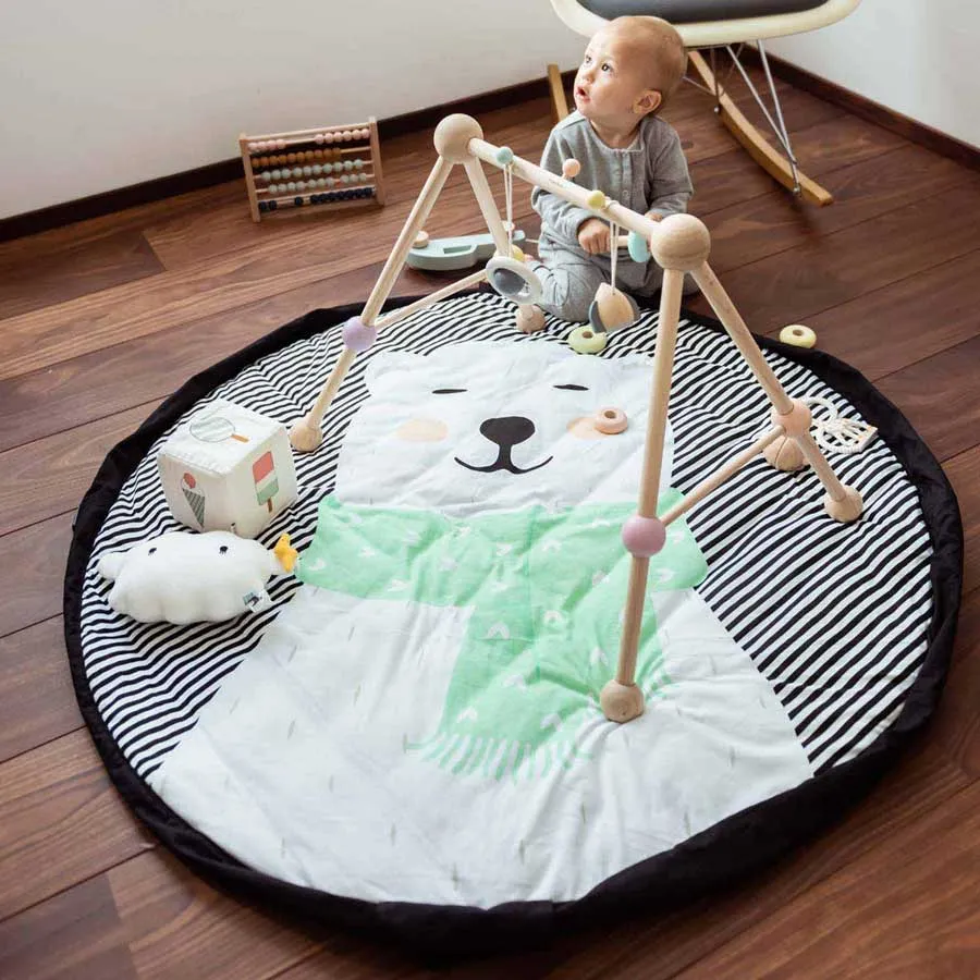 Soft Storage Bag & Play Mat - Polar Bear