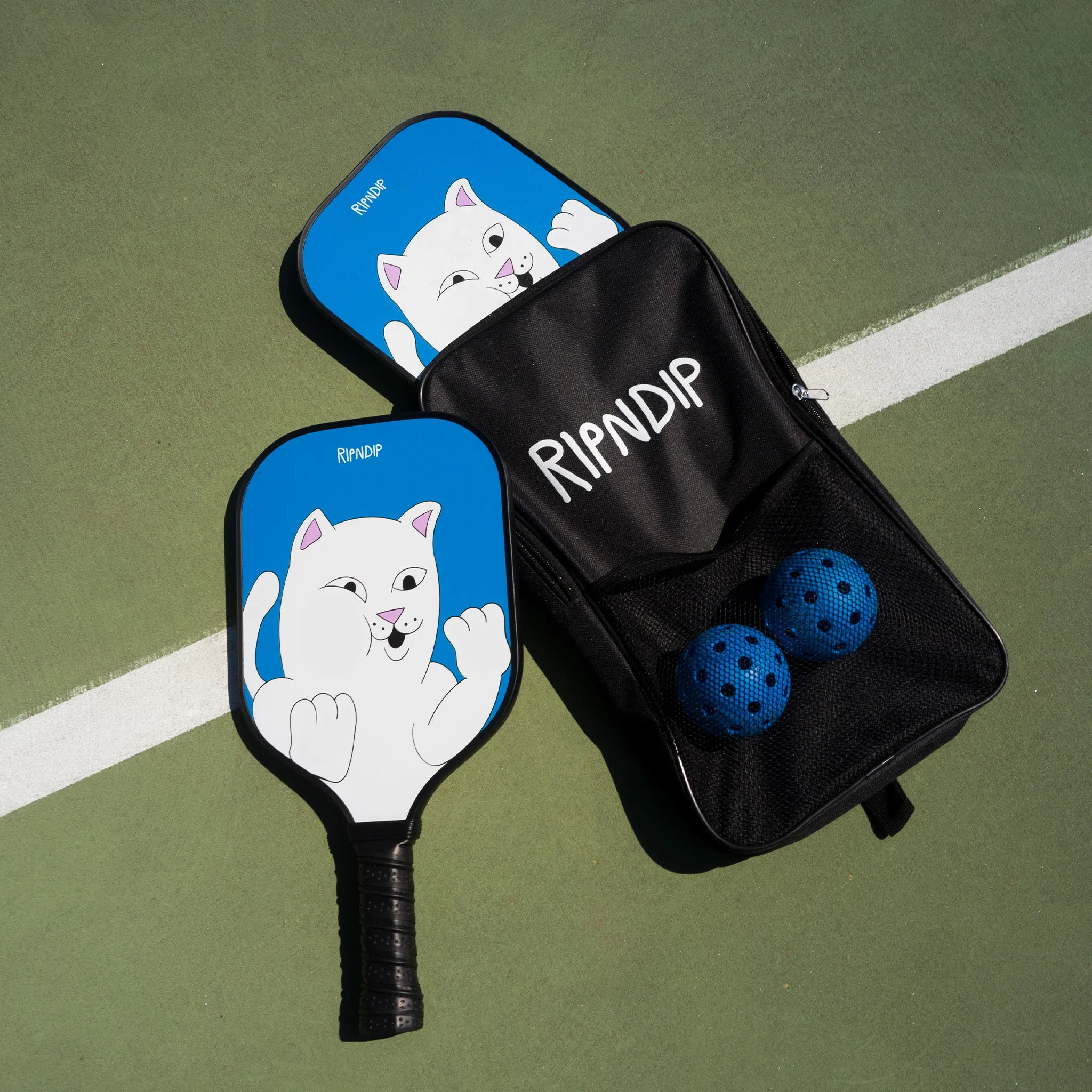 Squished Nerm Pickleball Set (Blue)