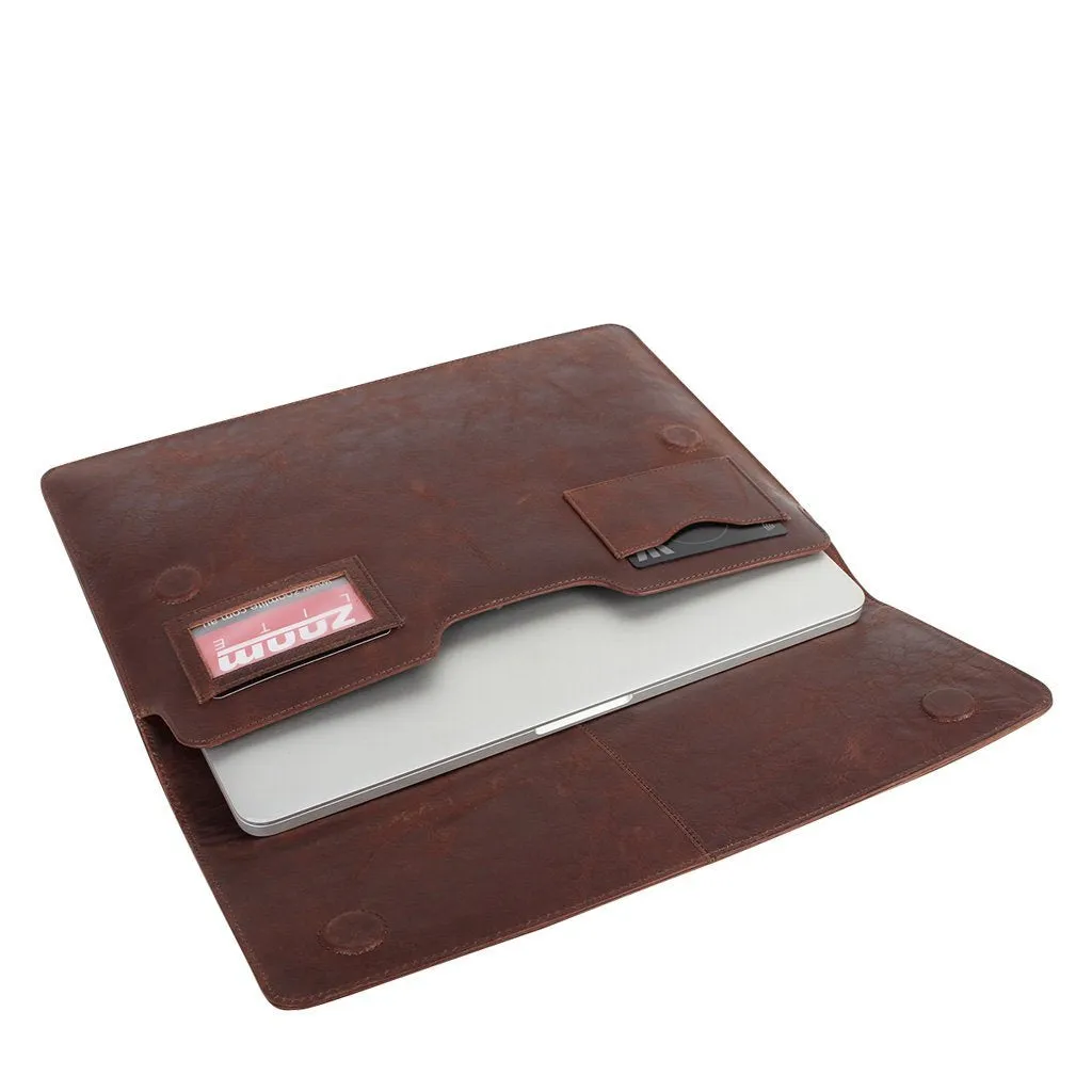 Steve Vintage Leather Laptop Sleeve