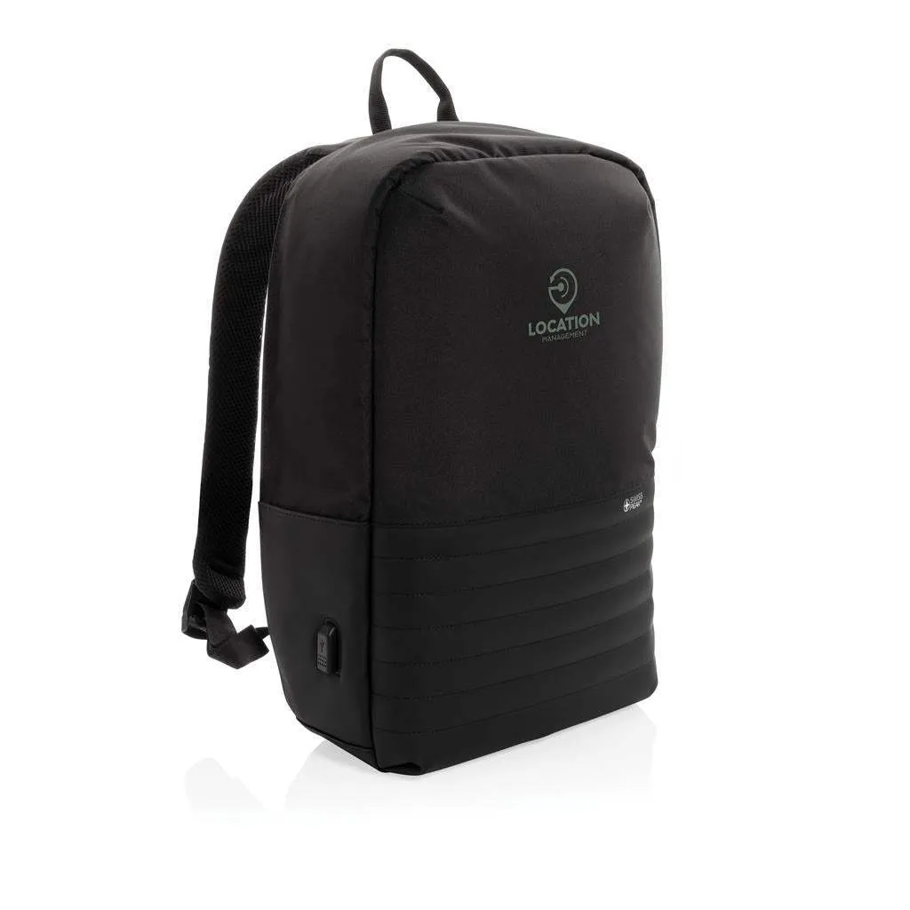 Swiss Peak AWARE™ RFID anti-theft 15'' laptop backpack