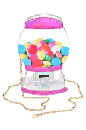 TEEK - Silver Gum Ball Machine Novelty Swing Bag