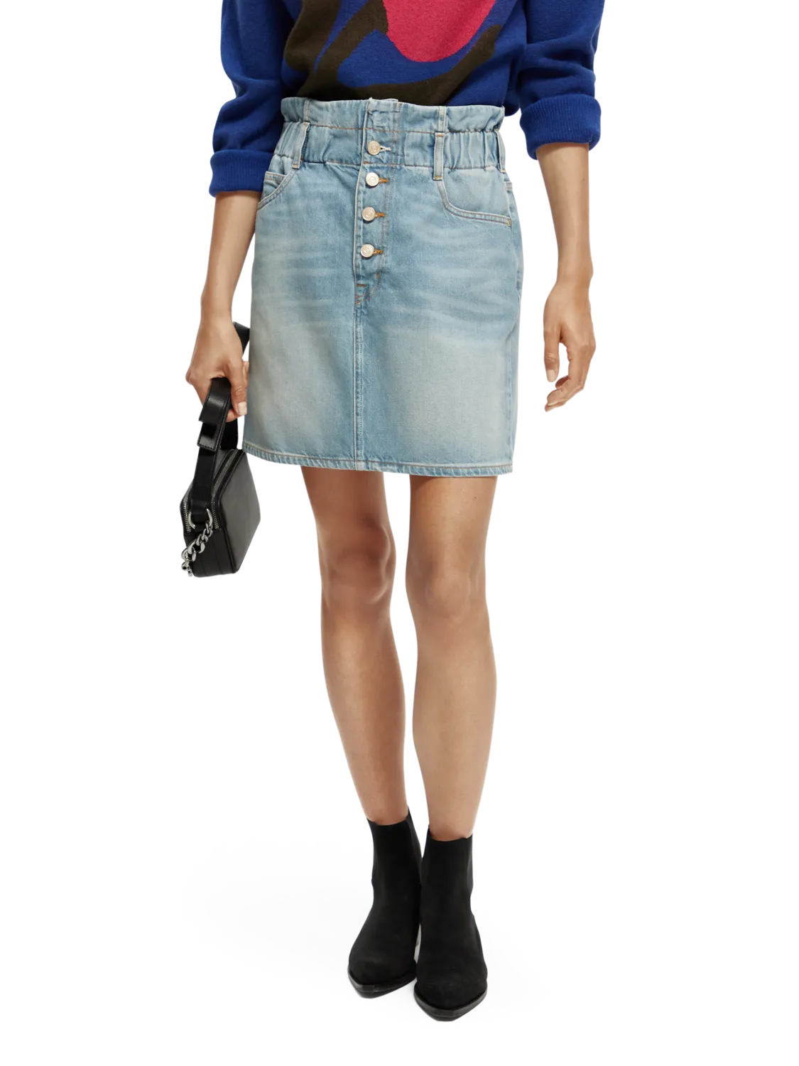 The Break Denim Skirt