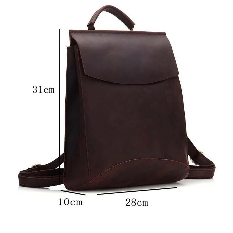 The Gyda Backpack | Vintage Leather Travel Backpack