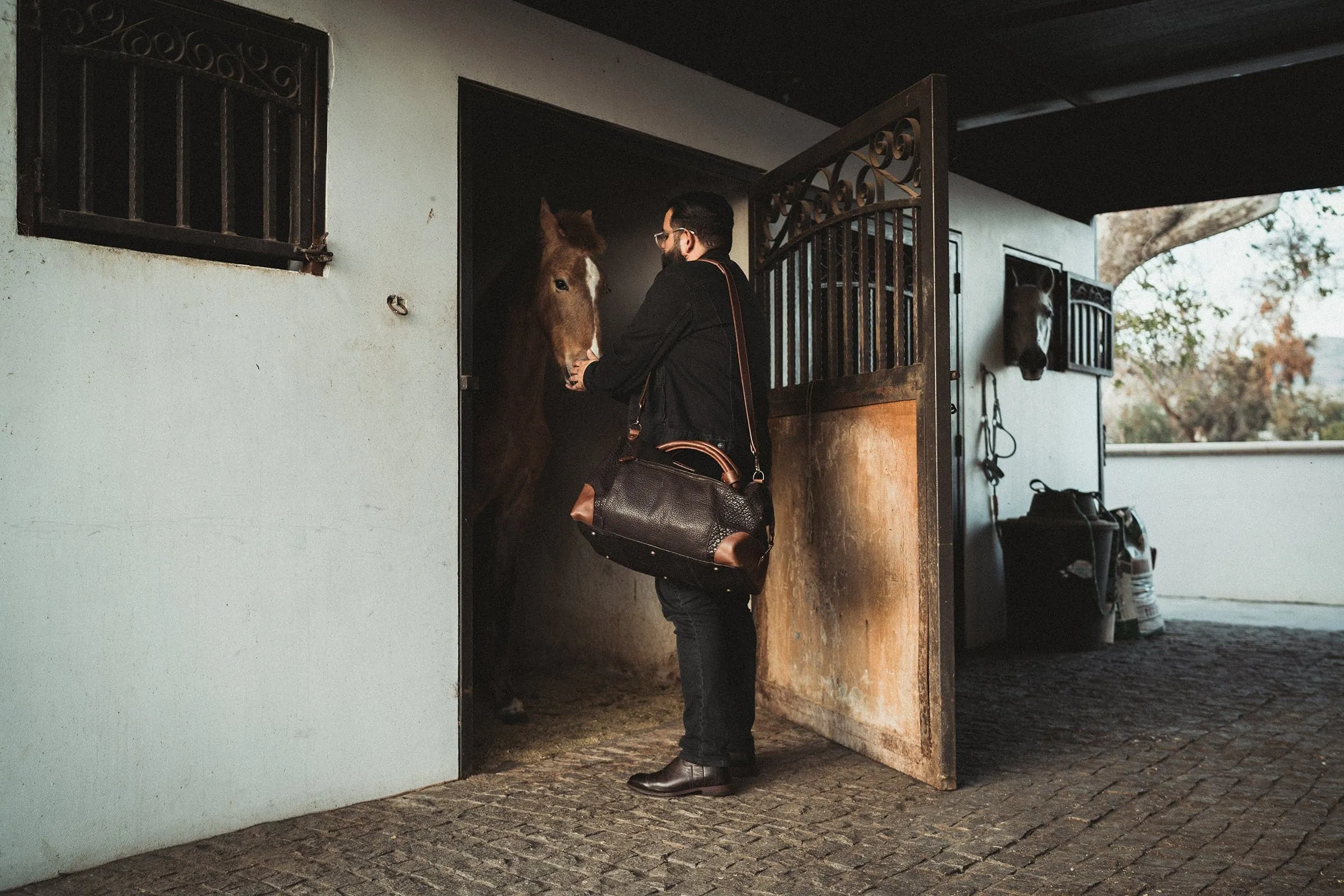 The Heritage Leather Duffle Bag