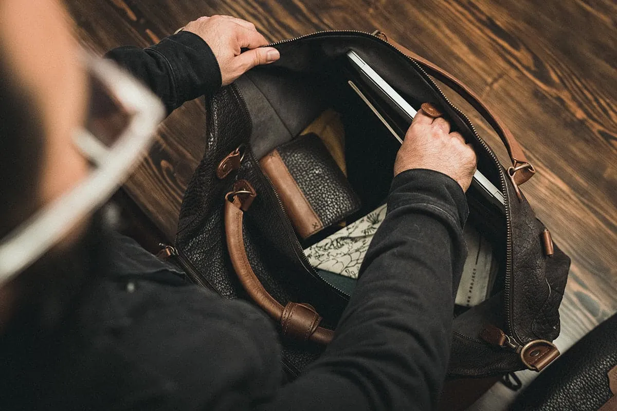 The Heritage Leather Duffle Bag