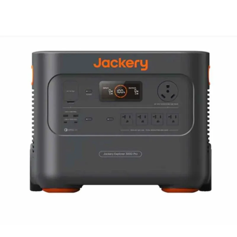 The Jackery Solar Generator 3000 Pro Portable Power Station with 1 Solar Saga Panel