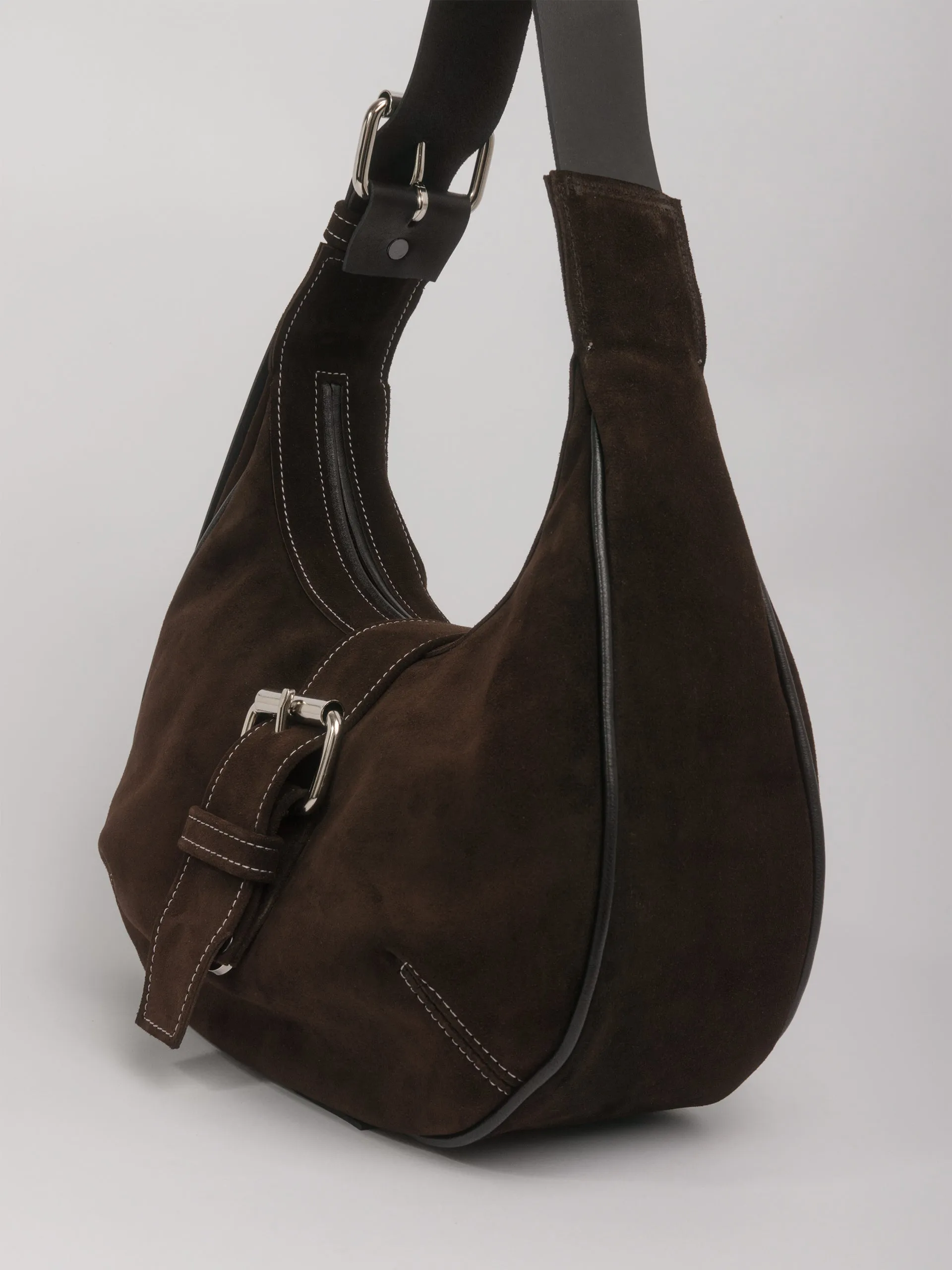 The Lair Jeet Hobo Cocoa Suede