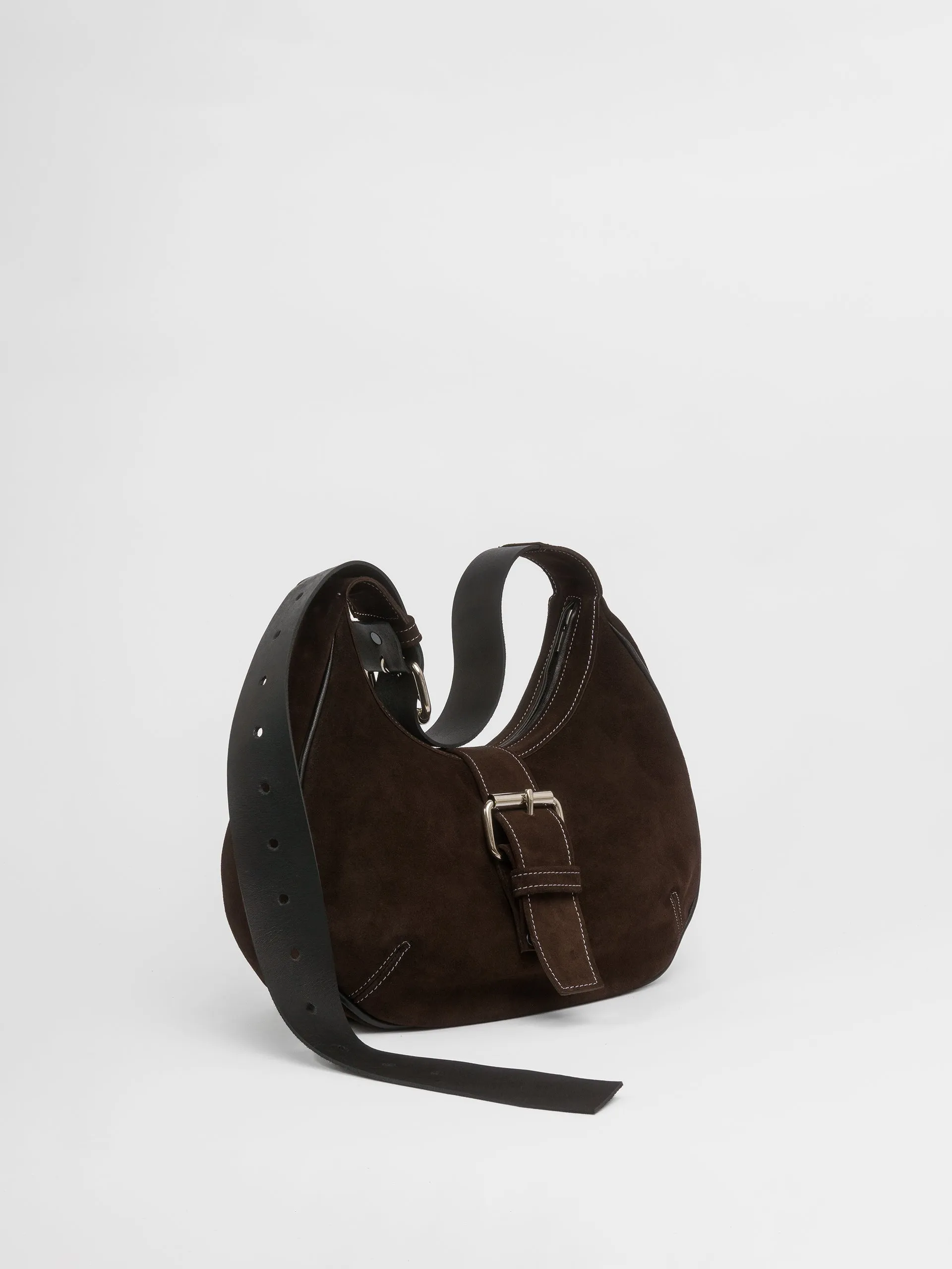 The Lair Jeet Hobo Cocoa Suede