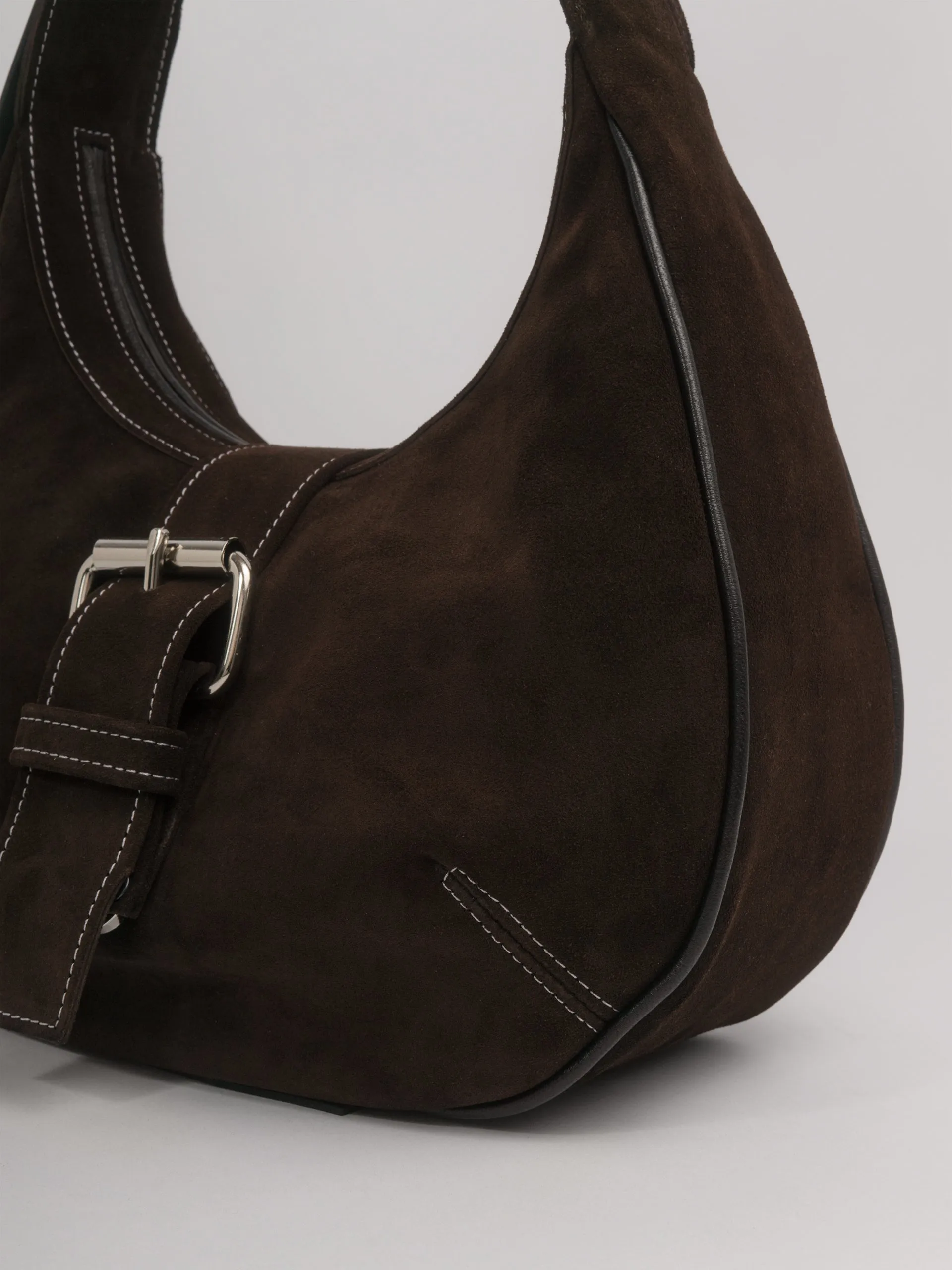 The Lair Jeet Hobo Cocoa Suede