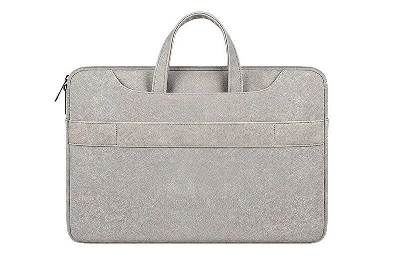 The Latest Sleek And Stylish Padded Inner Designed Laptop Bag-Beige