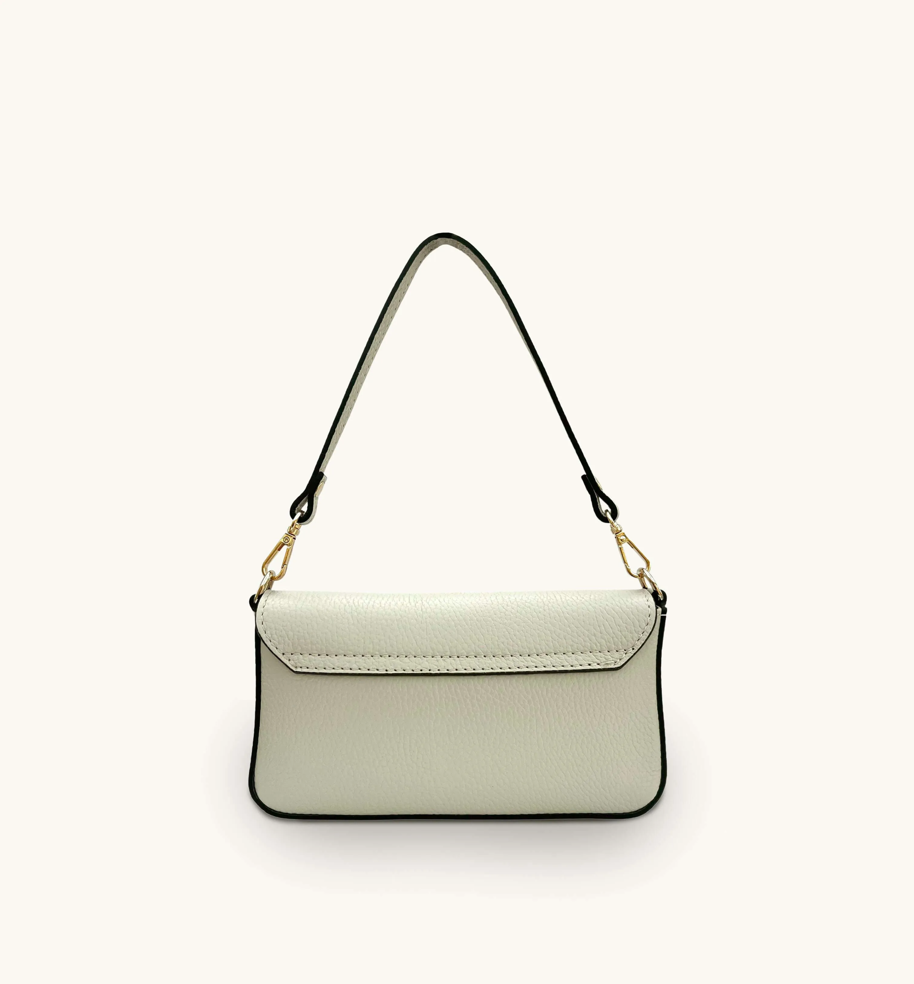 The Munro Stone Leather Shoulder Bag