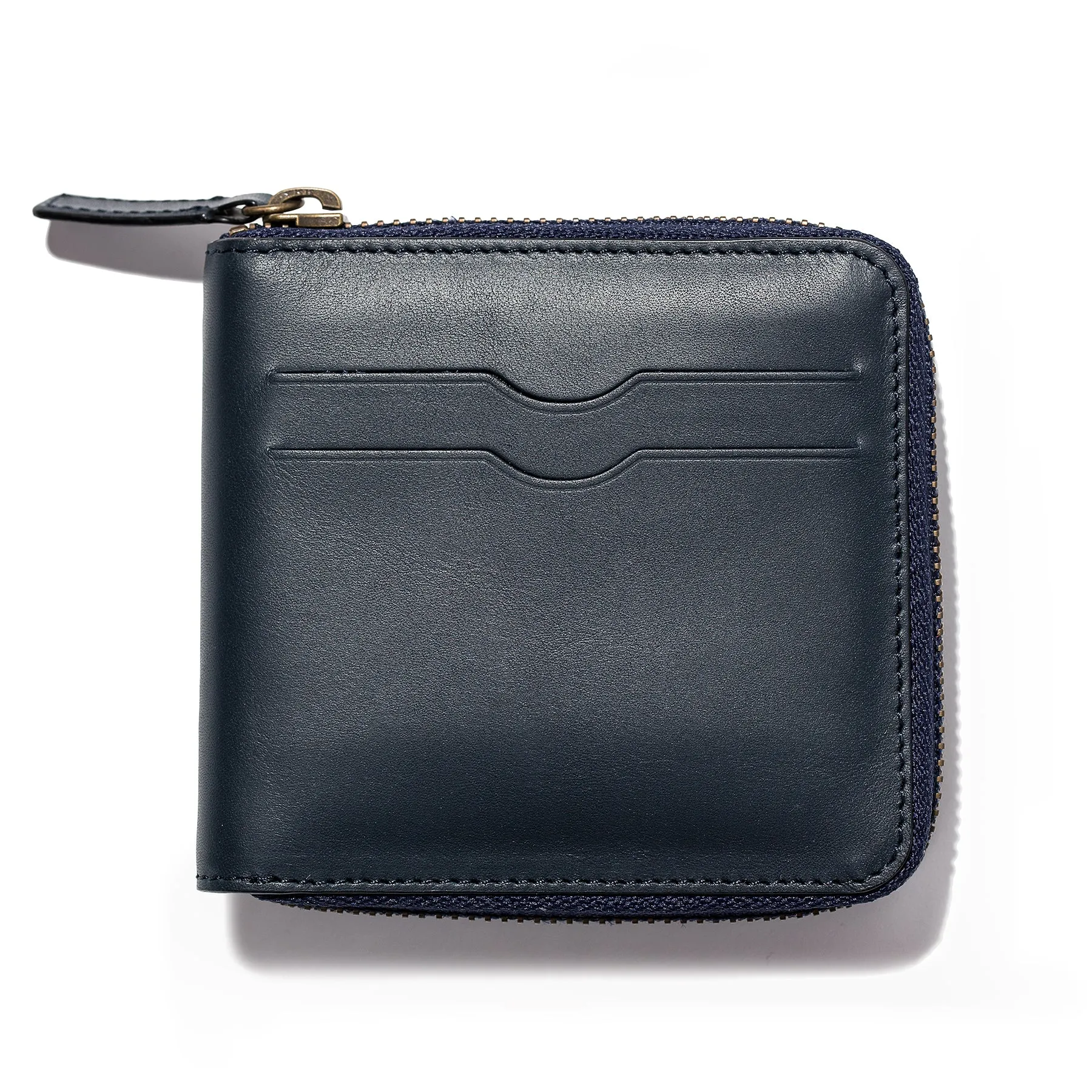 The Zip Wallet in Navy