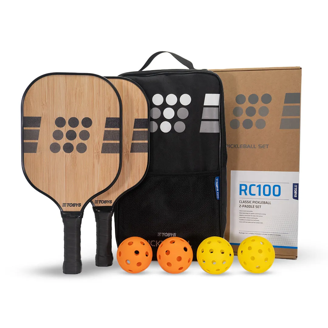 Toby's Pro RC100 Pickleball Set