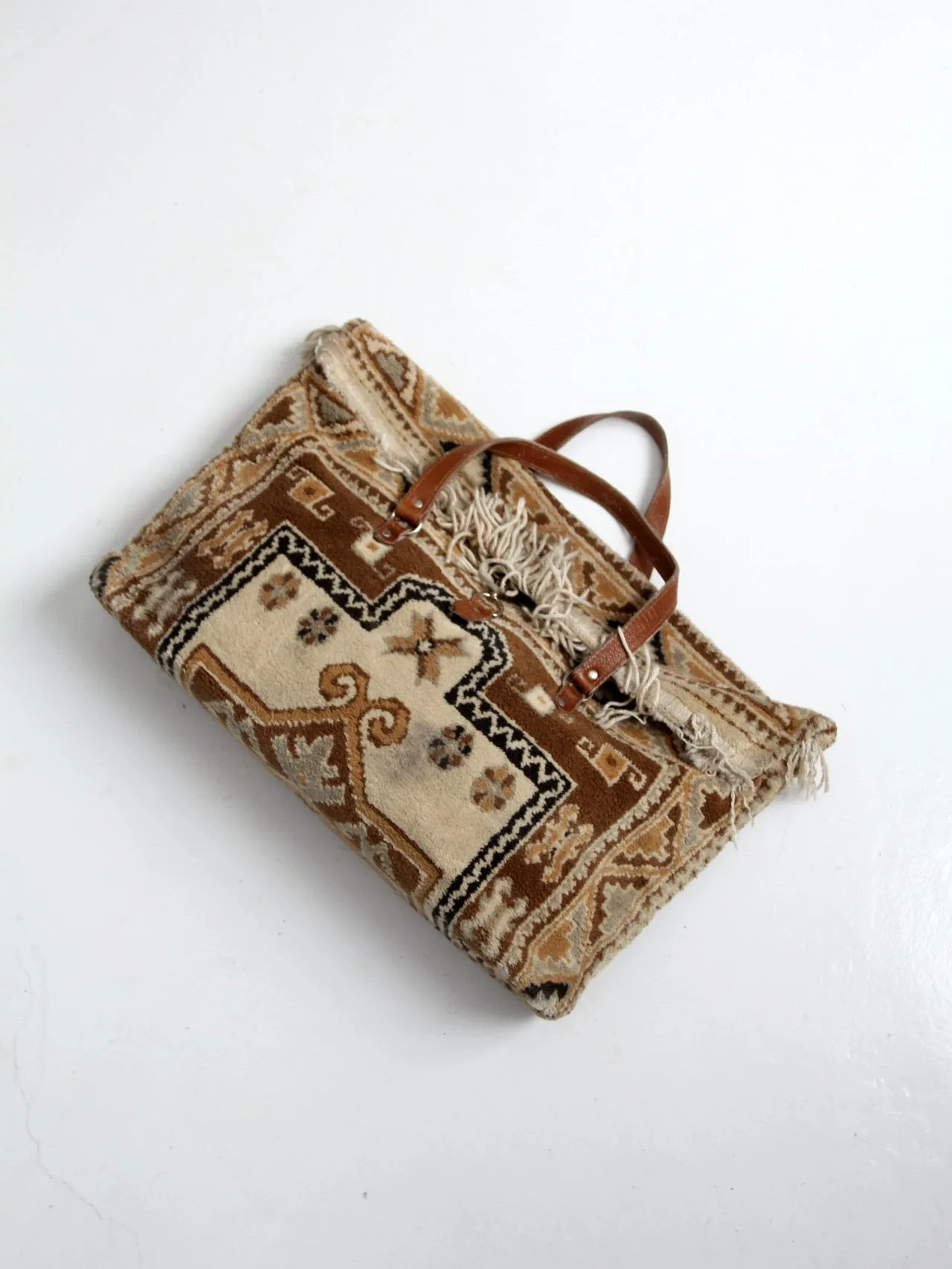 vintage carpet bag