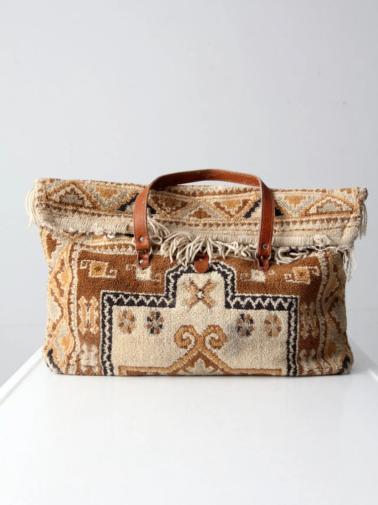 vintage carpet bag