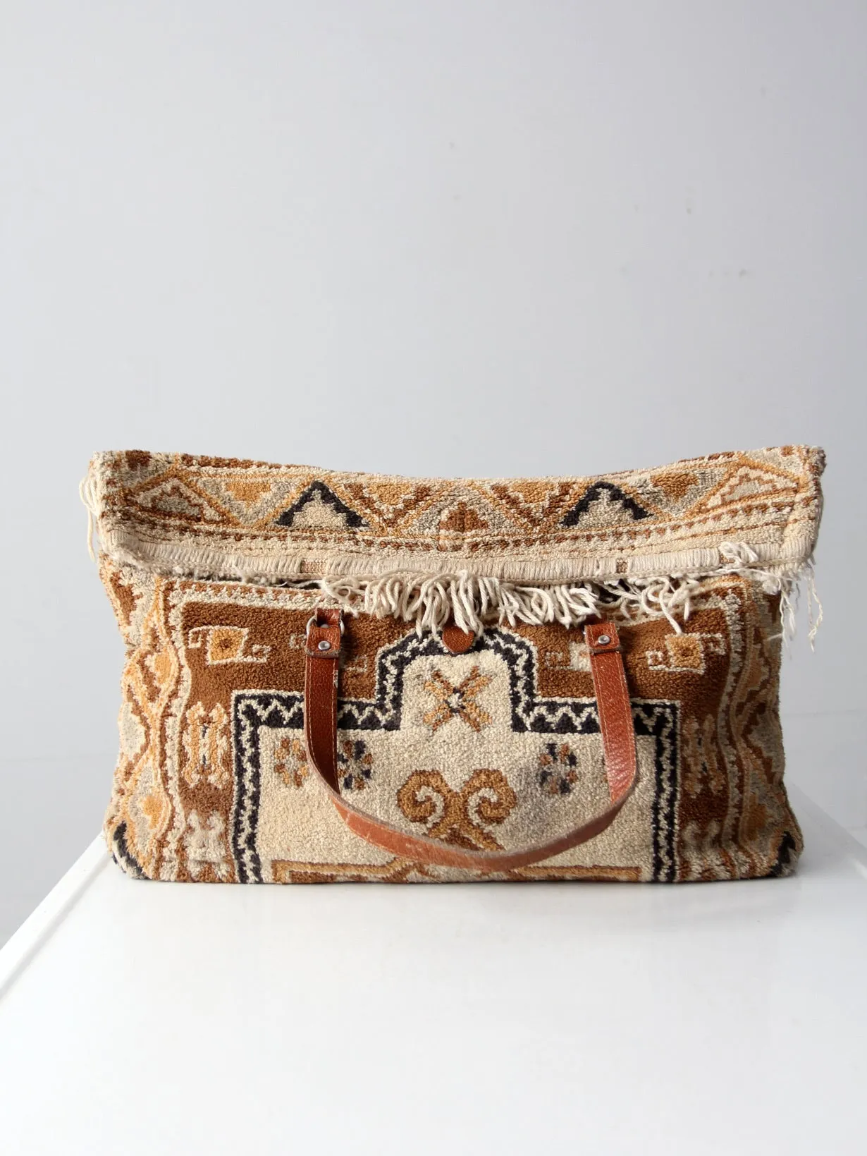 vintage carpet bag