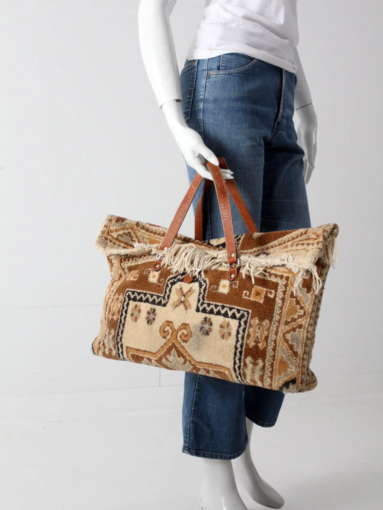 vintage carpet bag