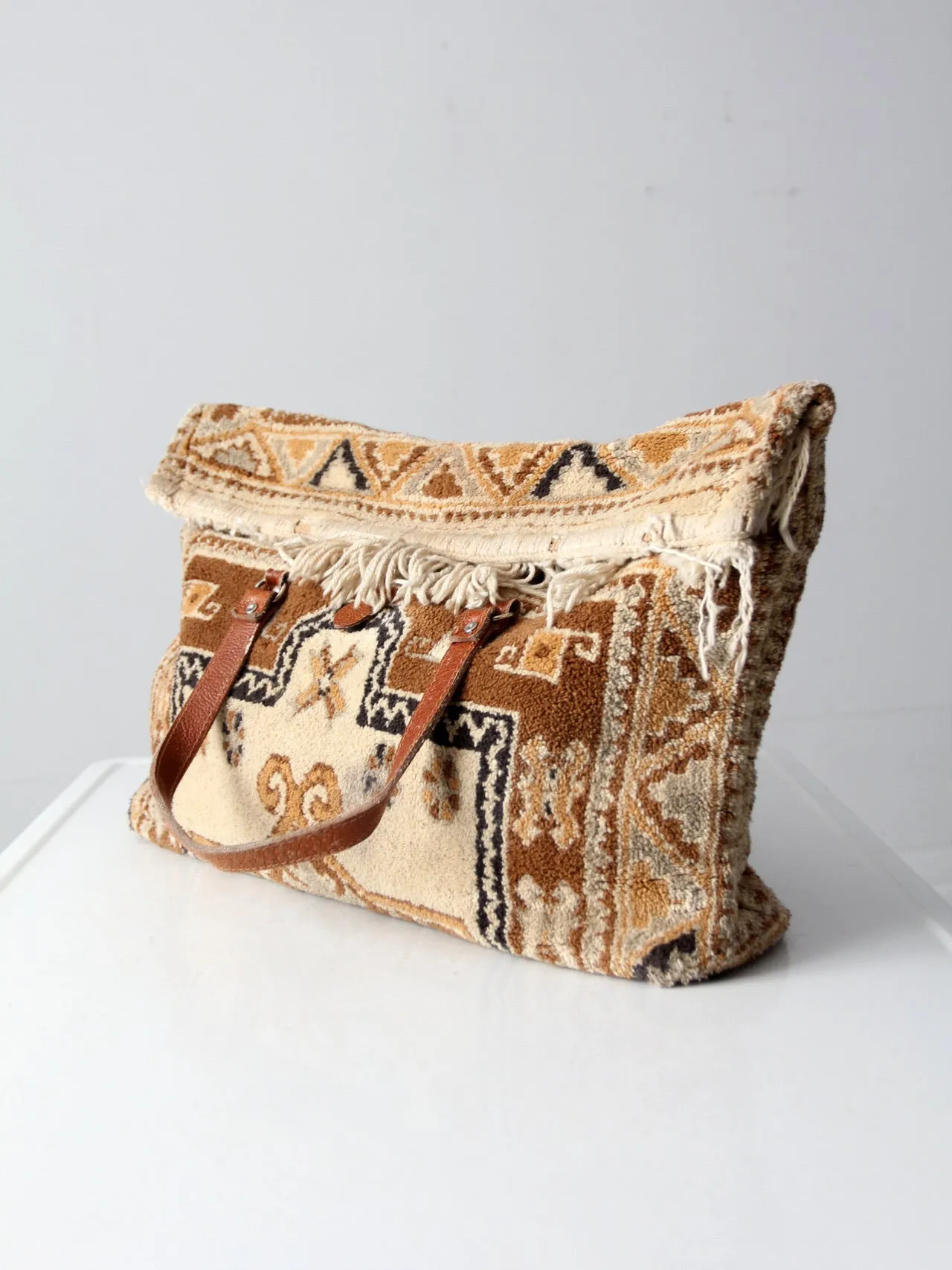 vintage carpet bag