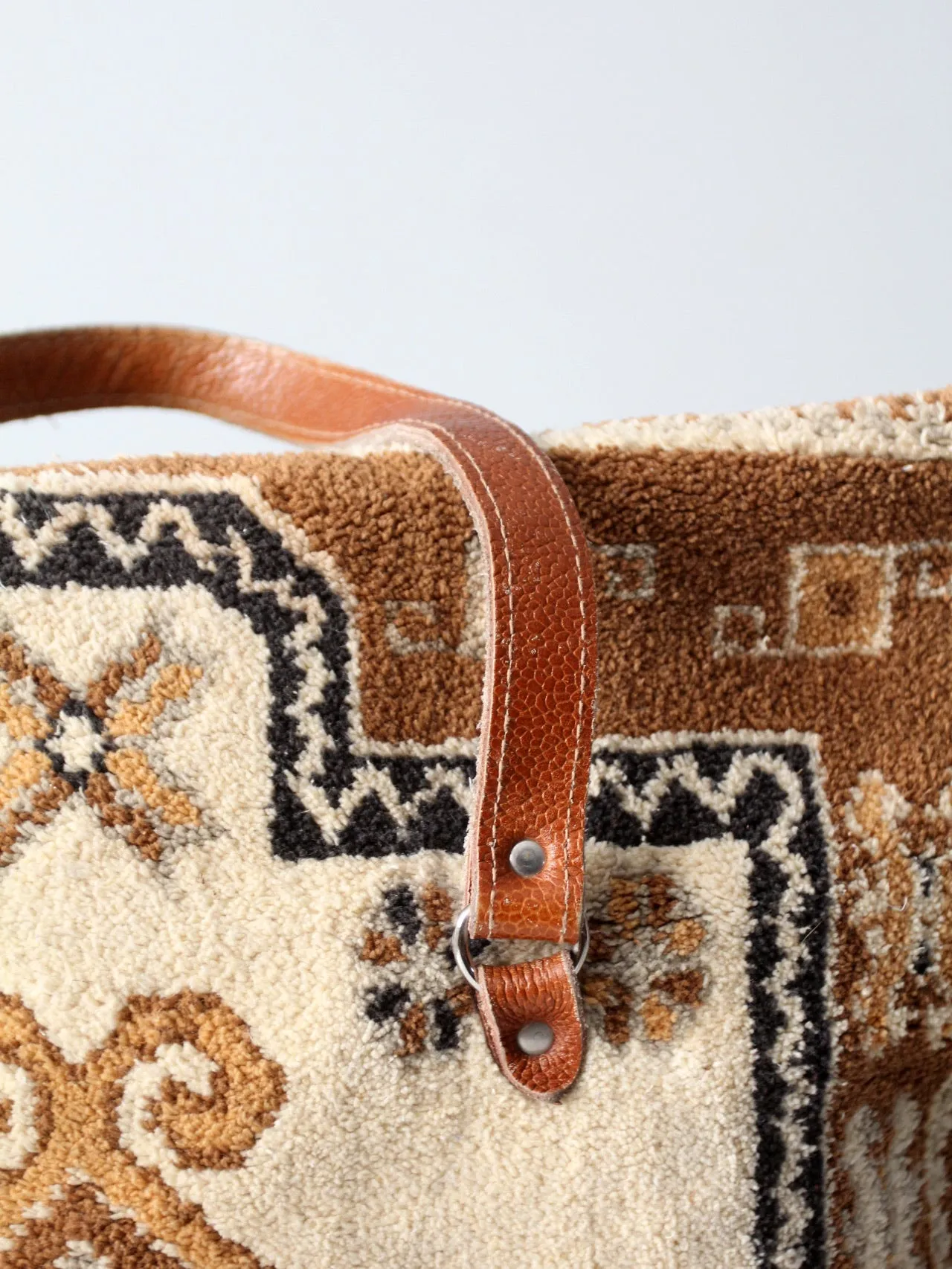 vintage carpet bag