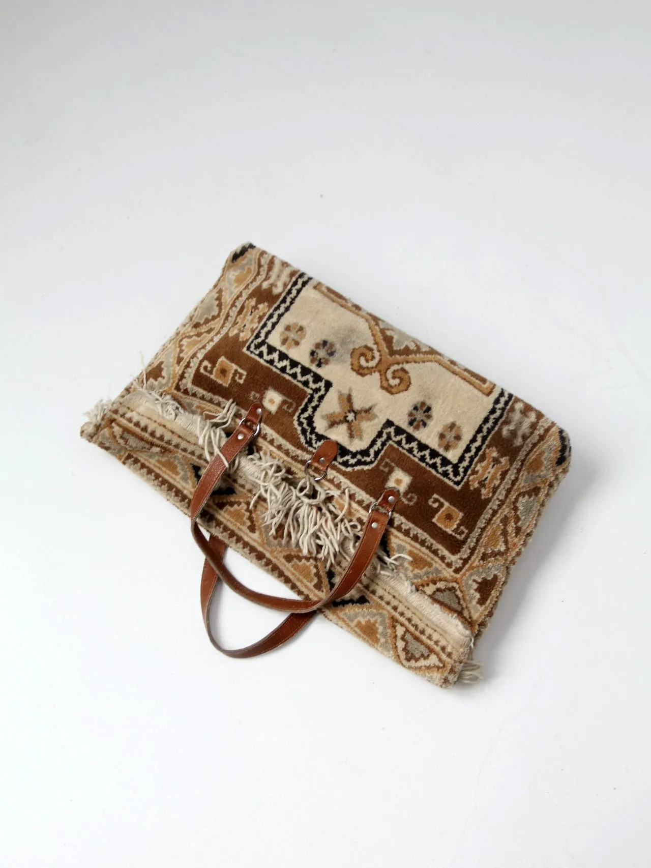 vintage carpet bag