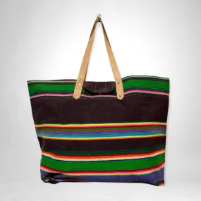 Vintage Mexican Blanket Tote Bag