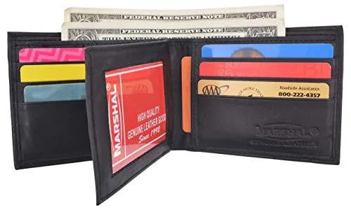 Virgo Zodiac Sign Bifold Trifold Genuine Leather Men's Wallets