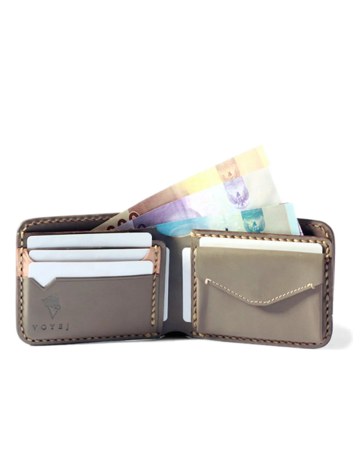 Voyej Vessel VI Grey Short Wallet