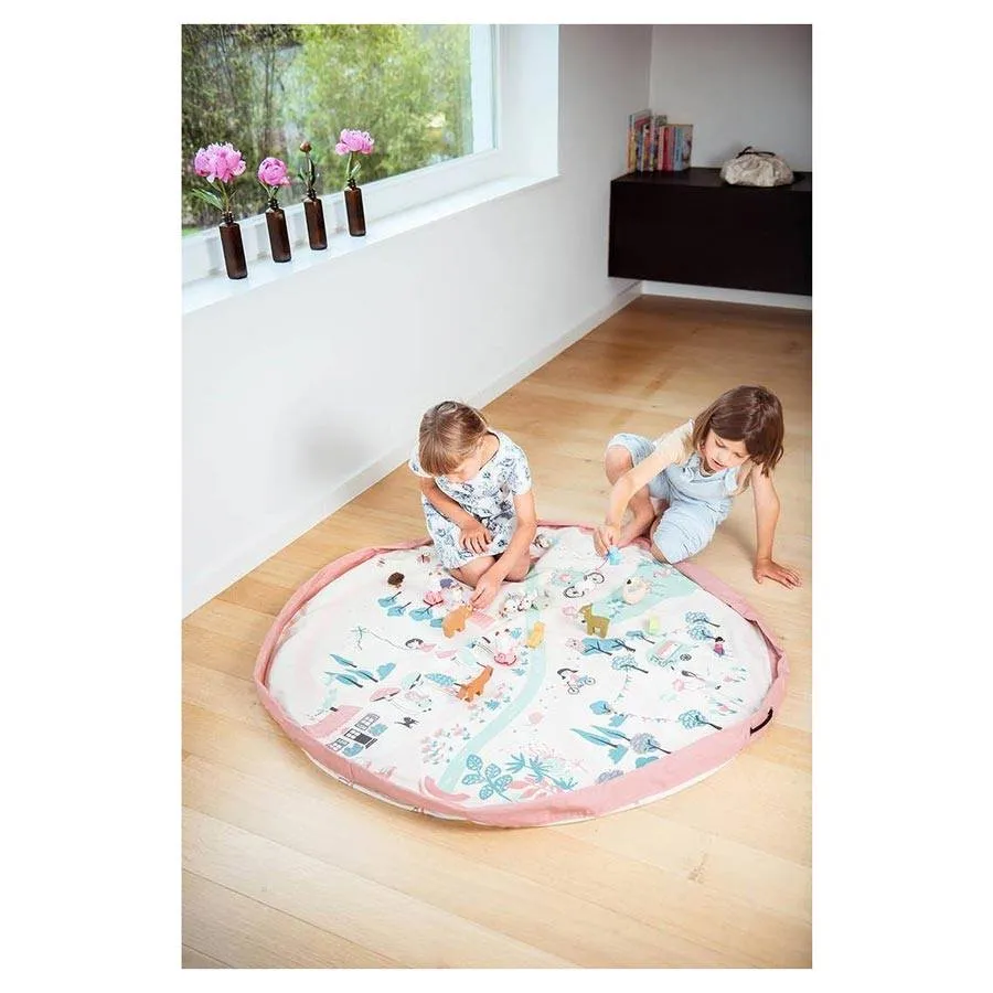 Walk In The Park / Flamingo Storage Bag & Play Mat - Large