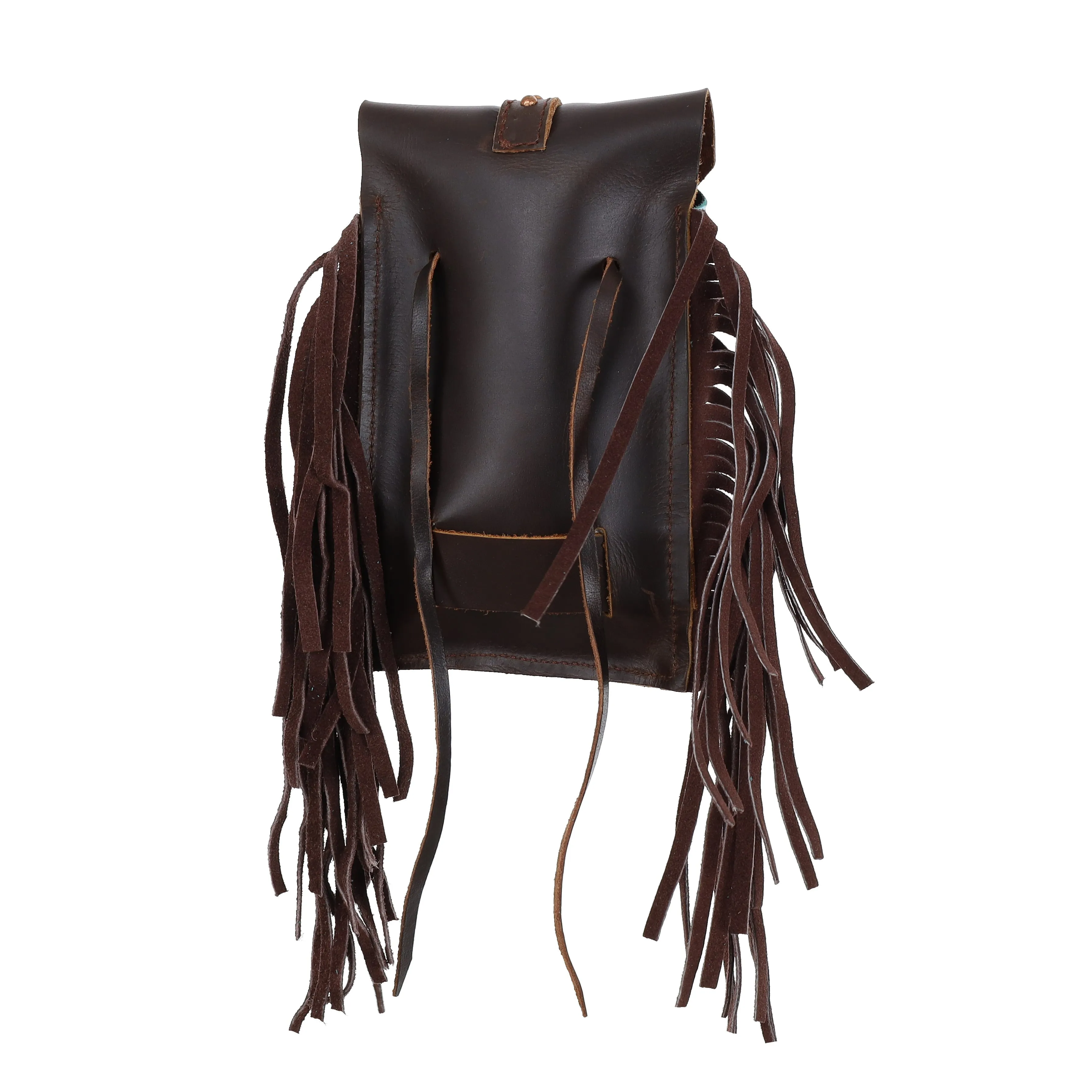 Weathered Steer Rear Cinch Bag