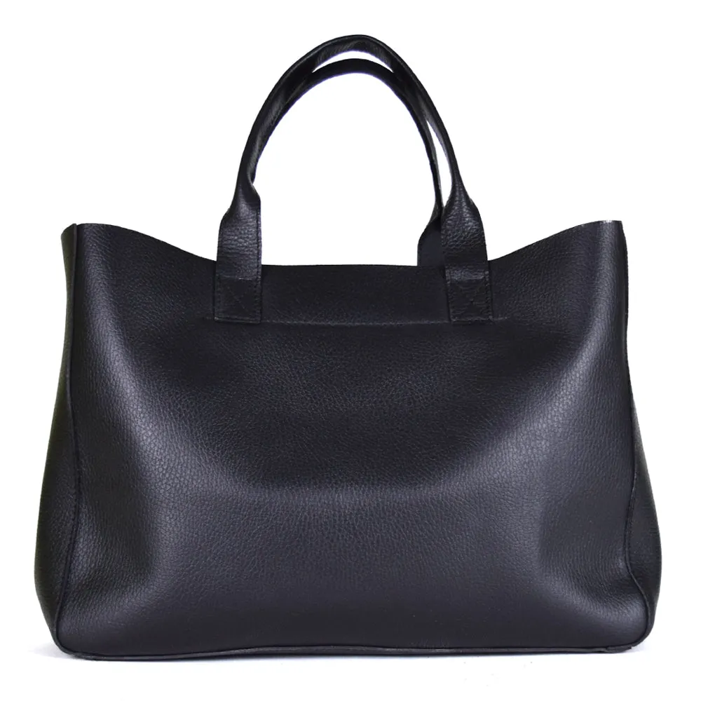 Western Bag in Black Leather